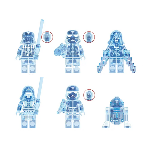 Star Wars Hologram Minifigures Set