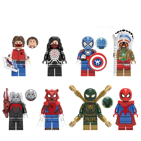 Spider-Man Minifigures Set