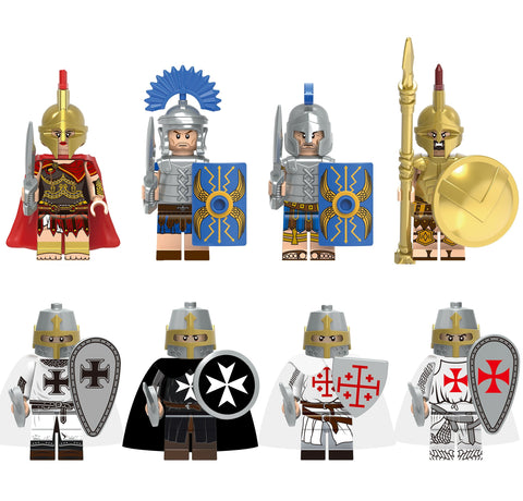 Various Warriors Minifigures Set