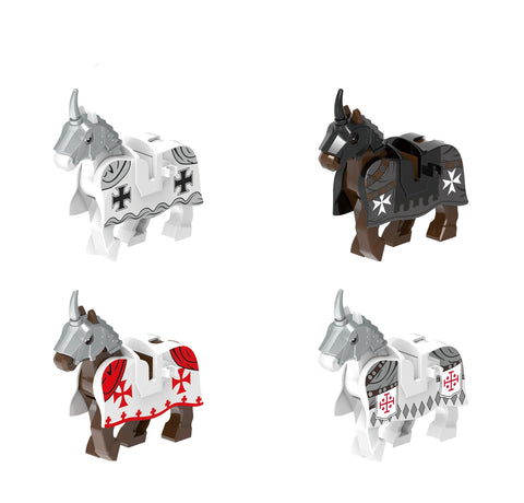 Armored Horses Set
