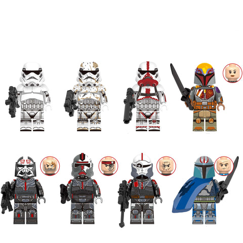 Star Wars Bad Batch Minifigures Set