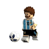 Soccer Player Minifigures Set