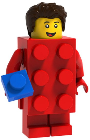 Building Block Boy Minifigure