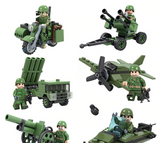 Military Six Minifigure Set