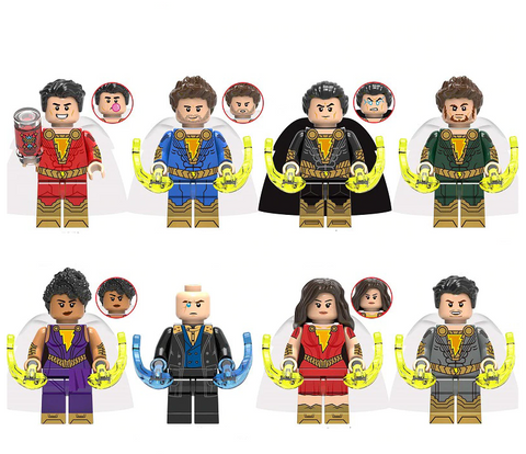 Shazam Minifigures Set