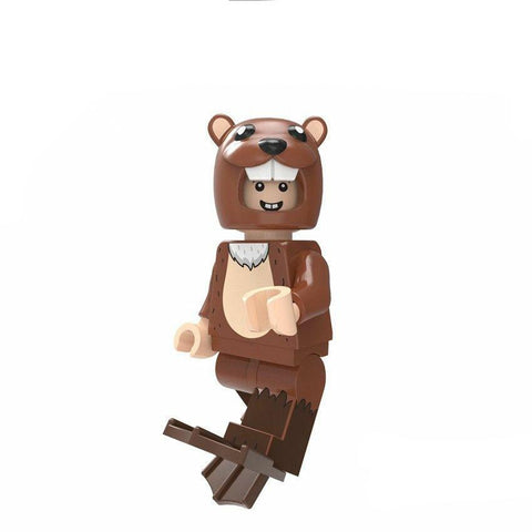 Beaver Mascot Minifigure