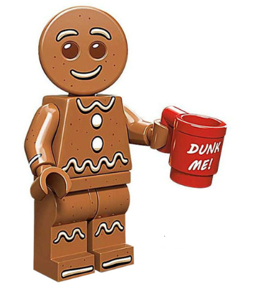 Gingerbread Man Minifigure