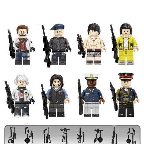 Free Fire Minifigures Set