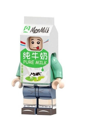 Men Milk Minifigure