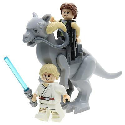 Luke and Han with Tauntaun