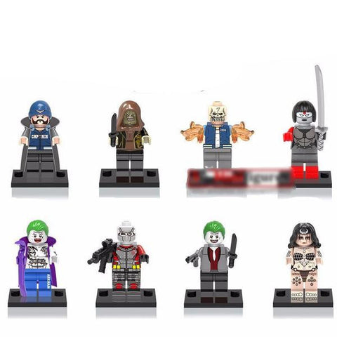 Suicide Squad Minifigures 8 piece