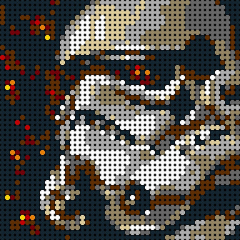 Star Wars Stormtrooper Pixel Art