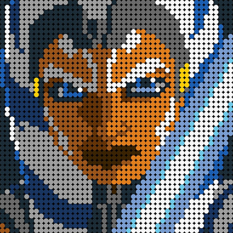 Star Wars Ahsoka Pixel Art