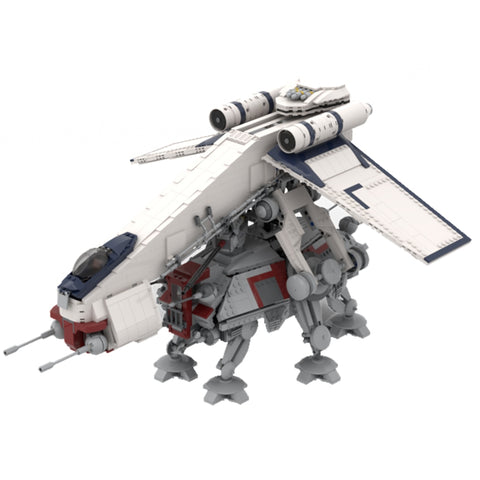 Star Wars Republic Dropship with AT-TE