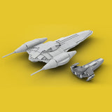 Star Wars Micro Nubian Royal Starship & Sith Infiltrator