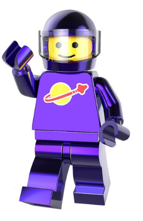 Purple Astronaut Suit Minifigure