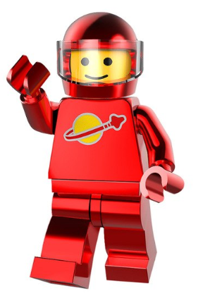 Red Astronaut Suit Minifigure