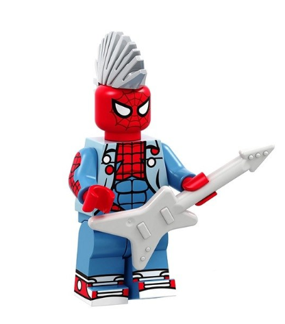 Rock-Star Spiderman Minifigure