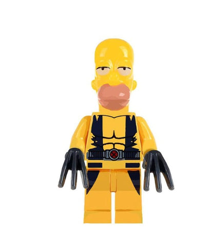Homer Simpson Wolverine Minifigure