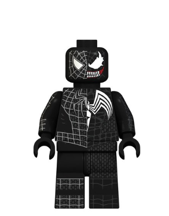 Black Spiderman/Venom Minifigure