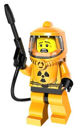 Yellow Bio-hazard Suit Minifigure